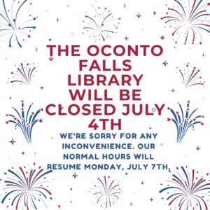 Library closed July 4th
