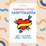 Temporary tattoos Crafternoon