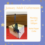 January Adult Crafternoon