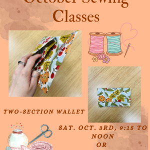 October sewing