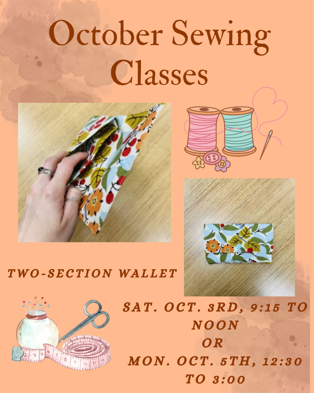 October sewing