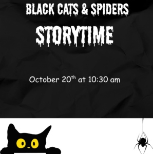 black cats and spiders